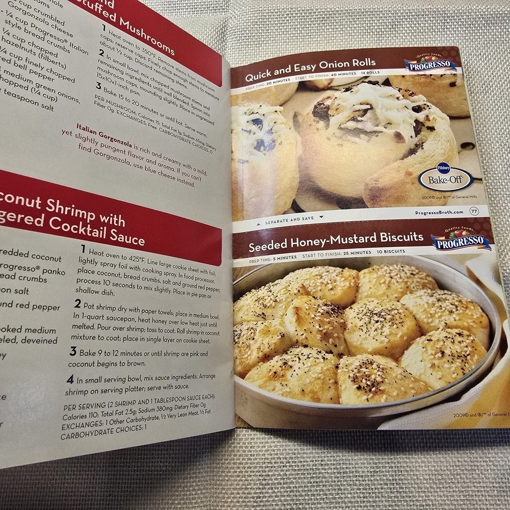 Progresso Soups & More Cookbook Pillsbury Classic #337 Michael Chiarello Recipes